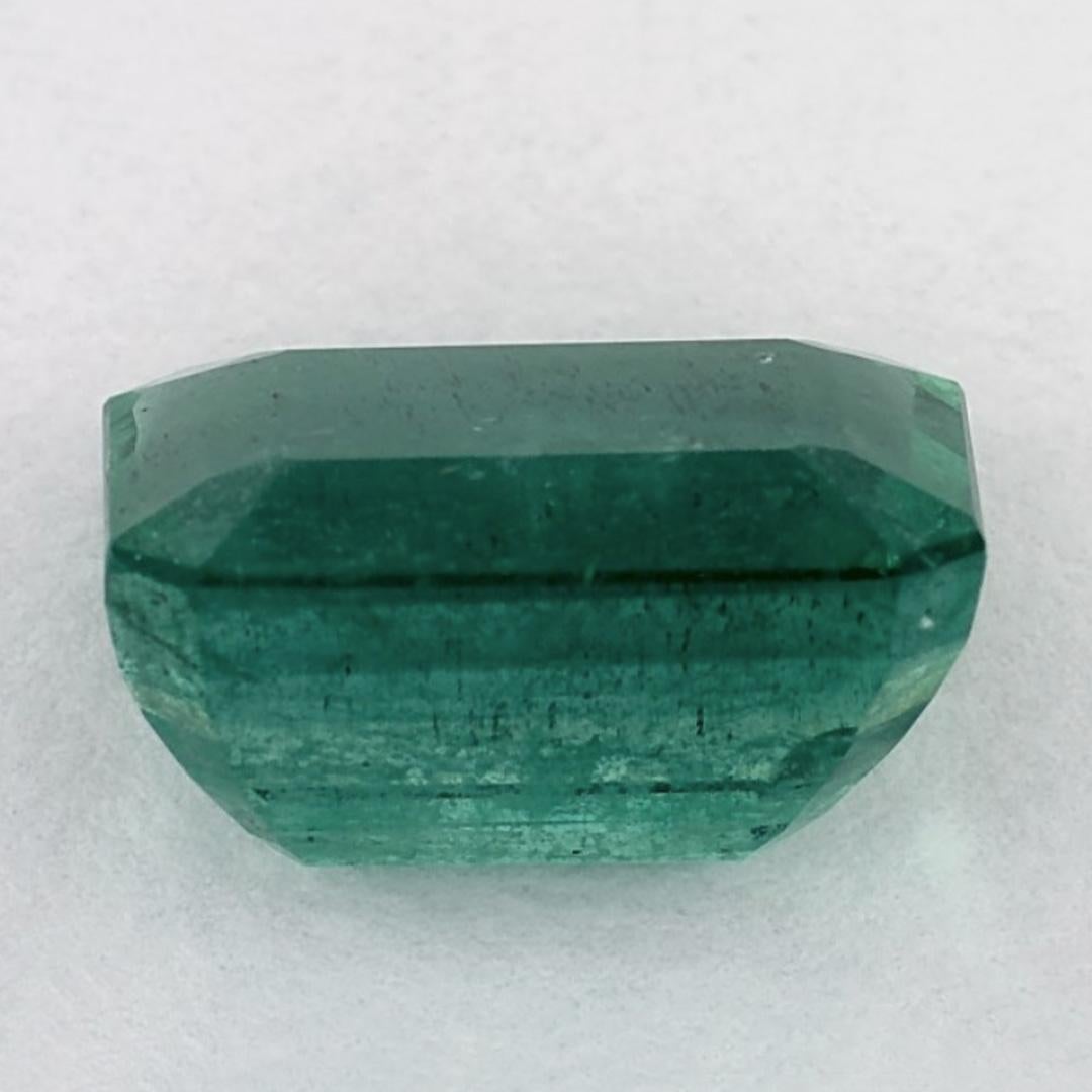 5.48 Ct Emerald Octagon Cut Loose Gemstone (pierre précieuse en vrac) Neuf - En vente à Fort Lee, NJ