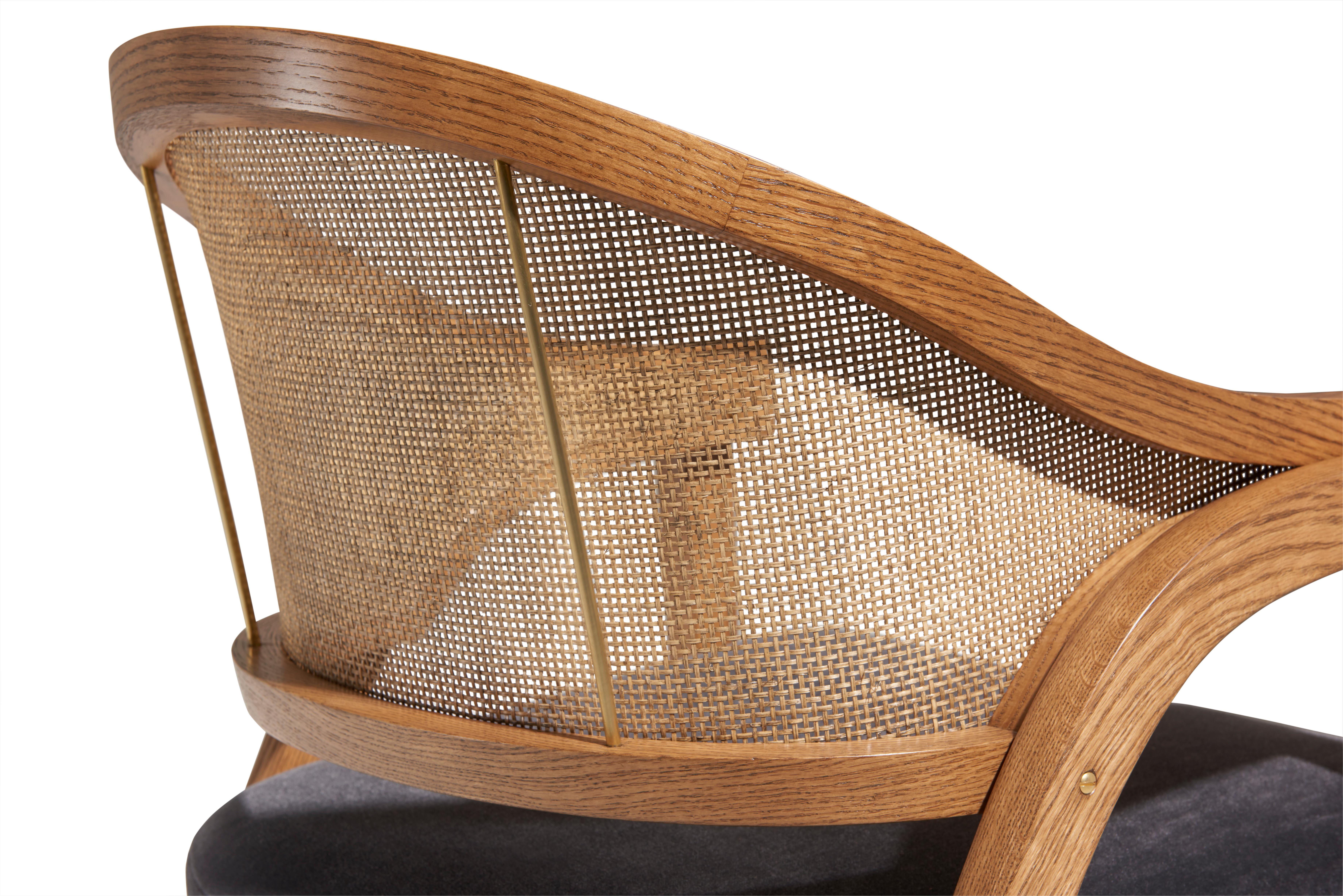 5480 Captain's Chair entworfen von Edward Wormley für DUNBAR im Angebot 6