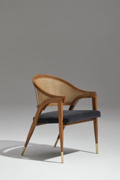 5480 Captain's Chair entworfen von Edward Wormley für DUNBAR