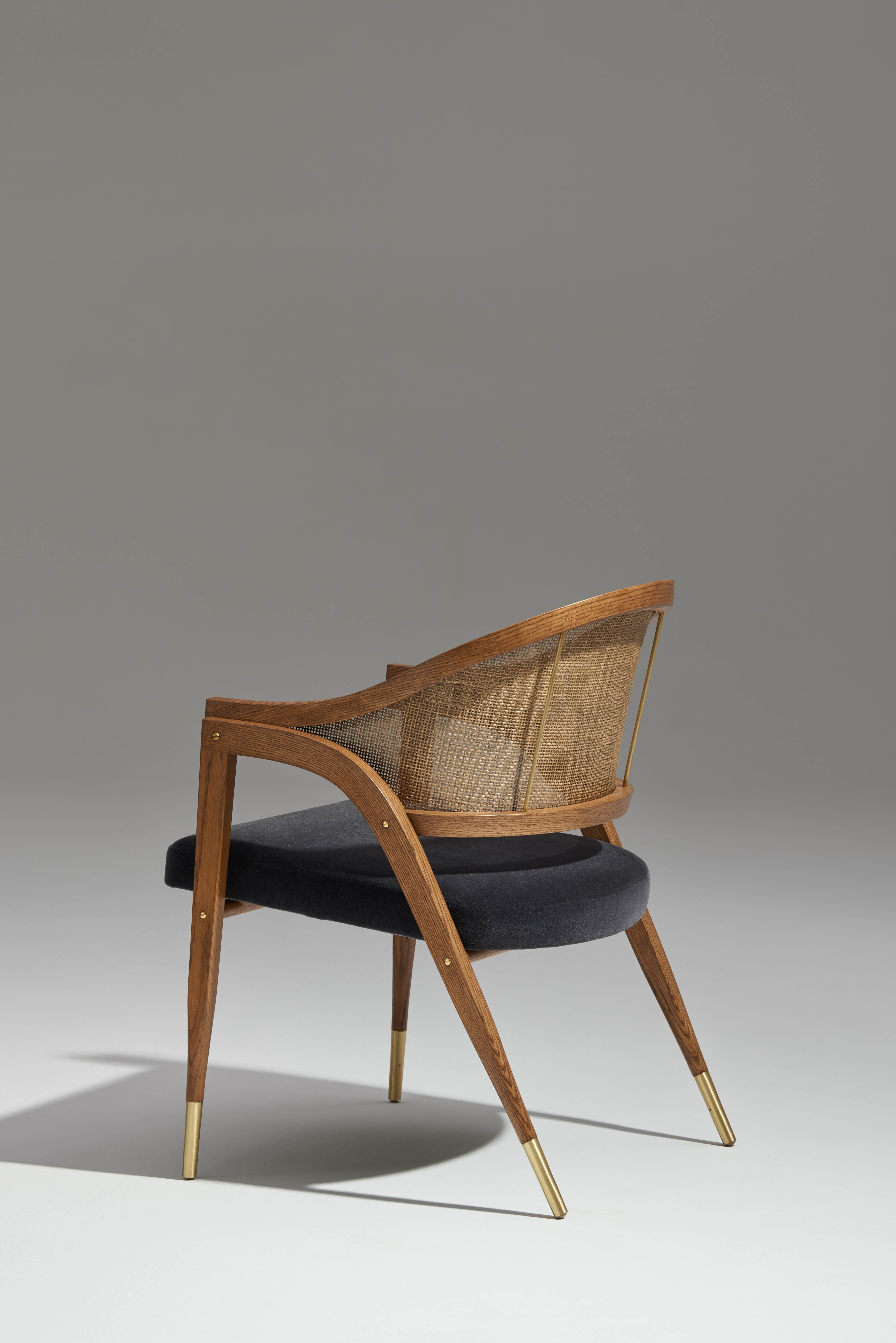 5480 Captain's Chair entworfen von Edward Wormley für DUNBAR (amerikanisch) im Angebot