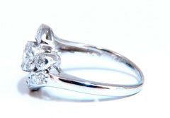 .54ct Natural Diamonds American Regency Revival Deco Ring 14kt*