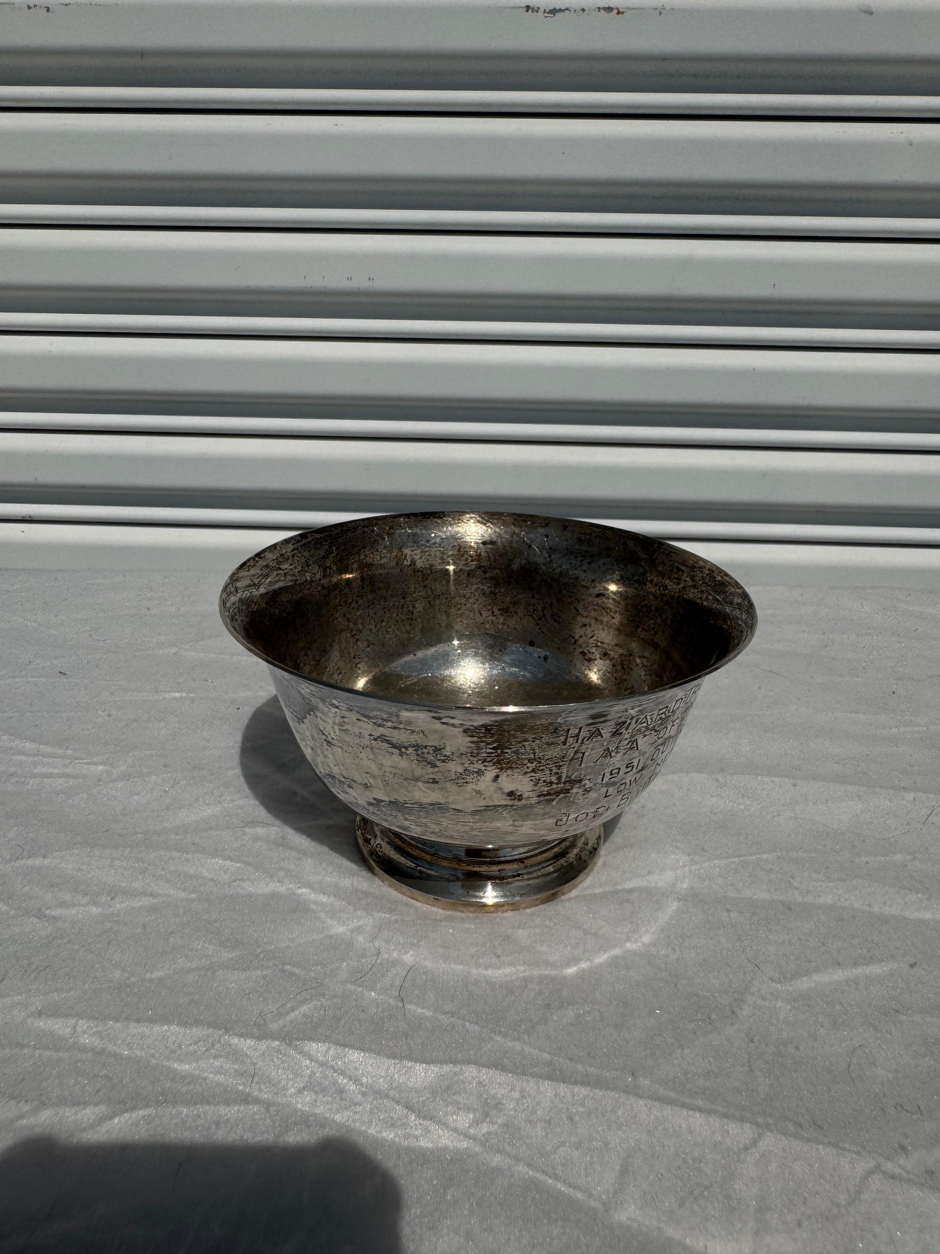 This is a nice example of Paul Revere silversmithing.
This bowl is from the 