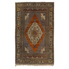 5.4x8.6 Ft One-of-a-Kind Vintage Anatolian Taspinar Rug, All Wool, Soft Colors 