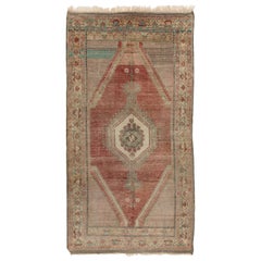 Vintage Anatolian Village Rug, Traditional Wool Oriental Rug Vintage Anatolian Village Rug, Traditional Wool Oriental Rug