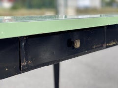 Mesa Bistro 55 de Xavier Pauchard para Tolix, Francia, años 50