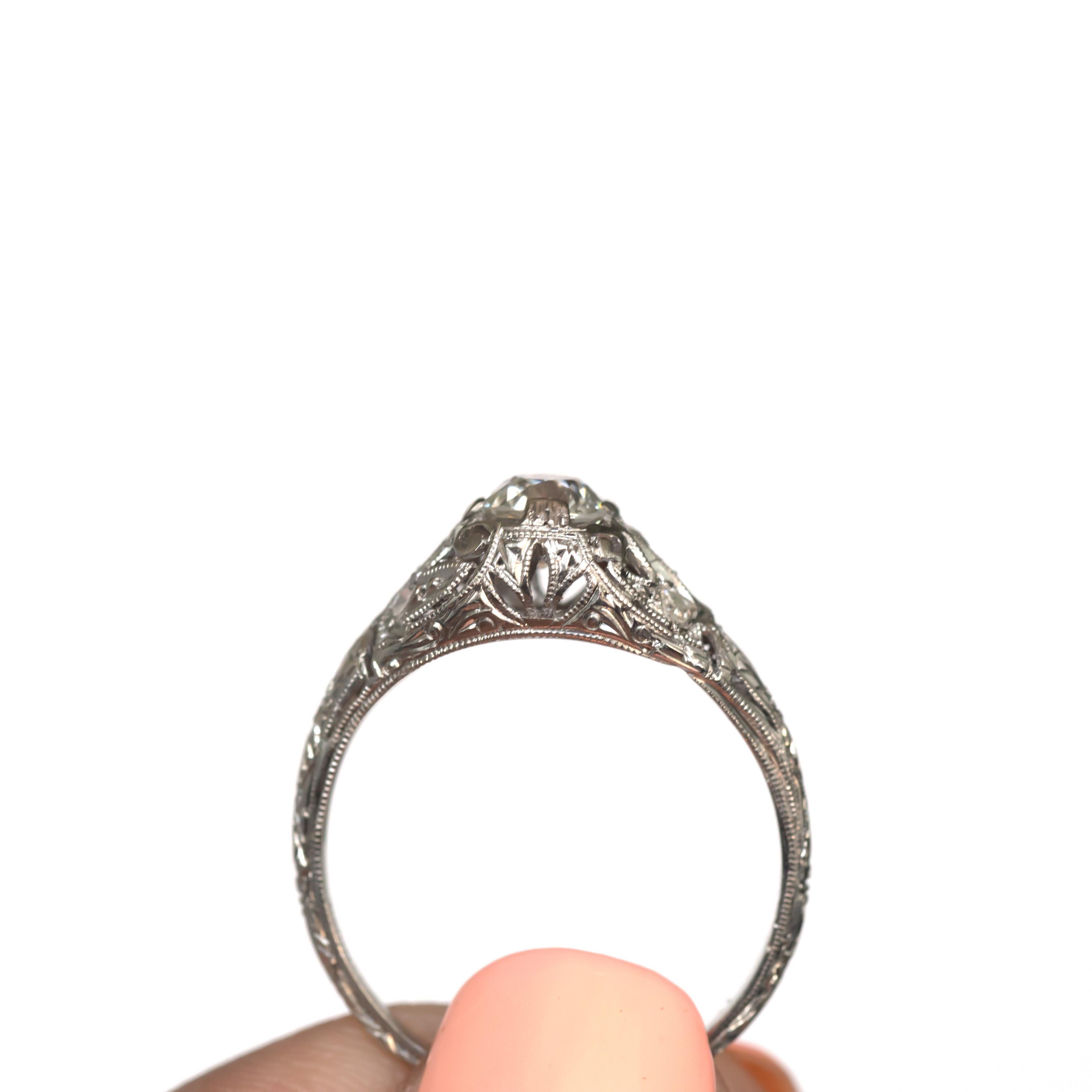 .55 Carat Diamond Platinum Engagement Ring 1