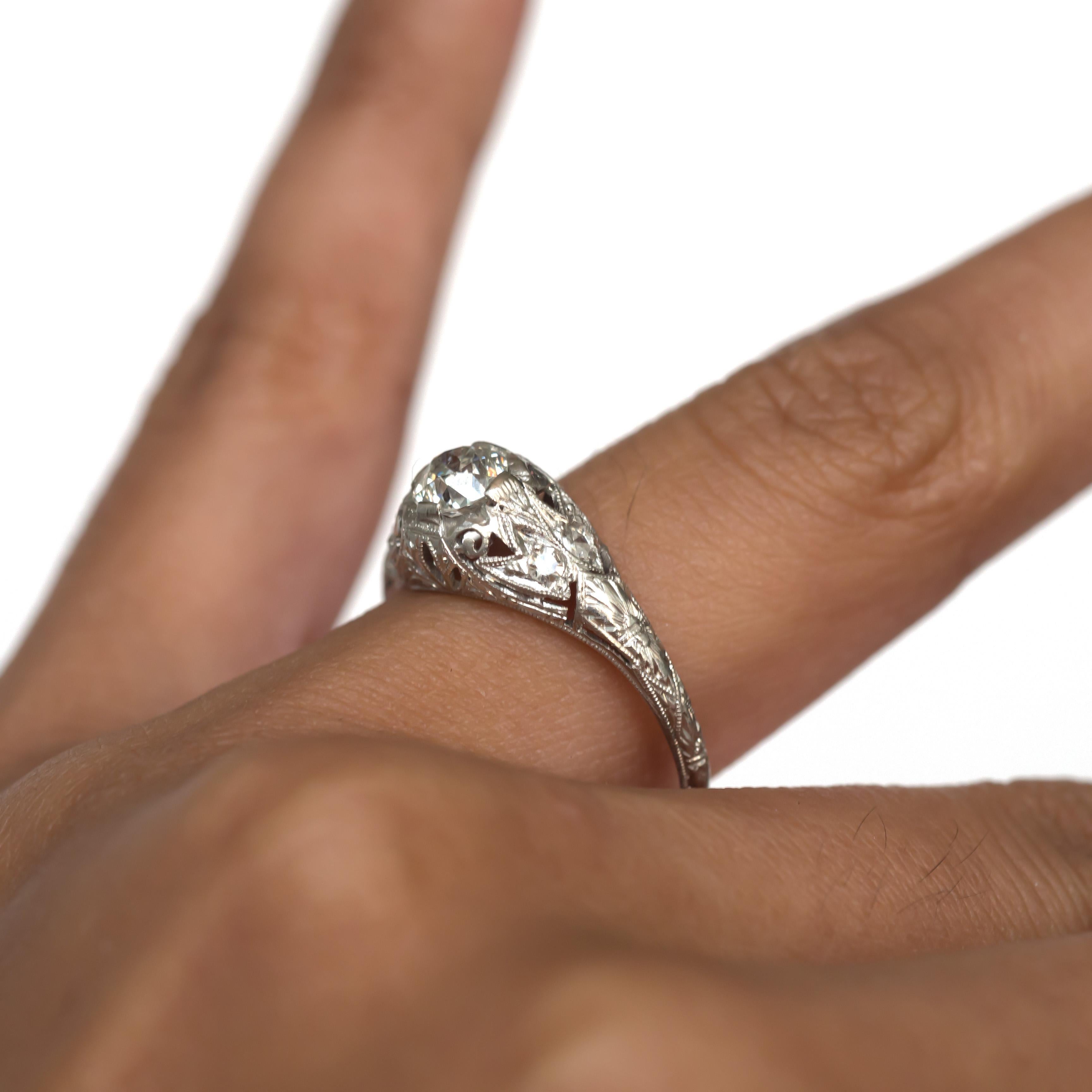 .55 Carat Diamond Platinum Engagement Ring 3