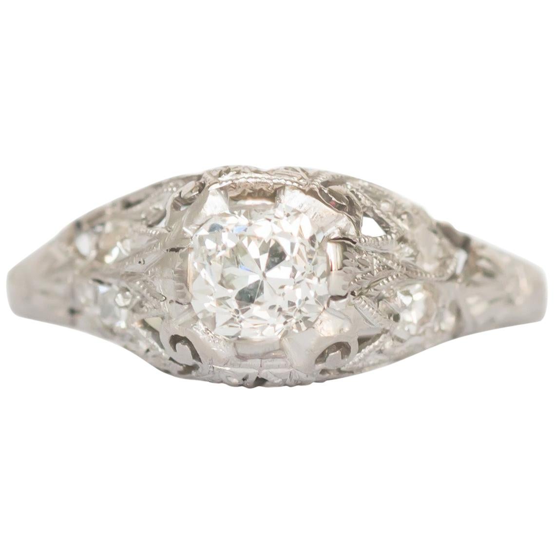 .55 Carat Diamond Platinum Engagement Ring