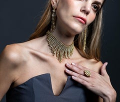 Sunita Nahata Yellow Diamond 55.00ct. Necklace in 18Karat Yellow Gold.