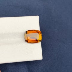 5.5 Carats Natural Dravite Tourmaline Cushion Cut Gemstone for Ring Jewelry