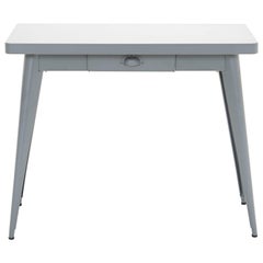 55 Console Table with Drawer in Grey by Jean Pauchard & Tolix
