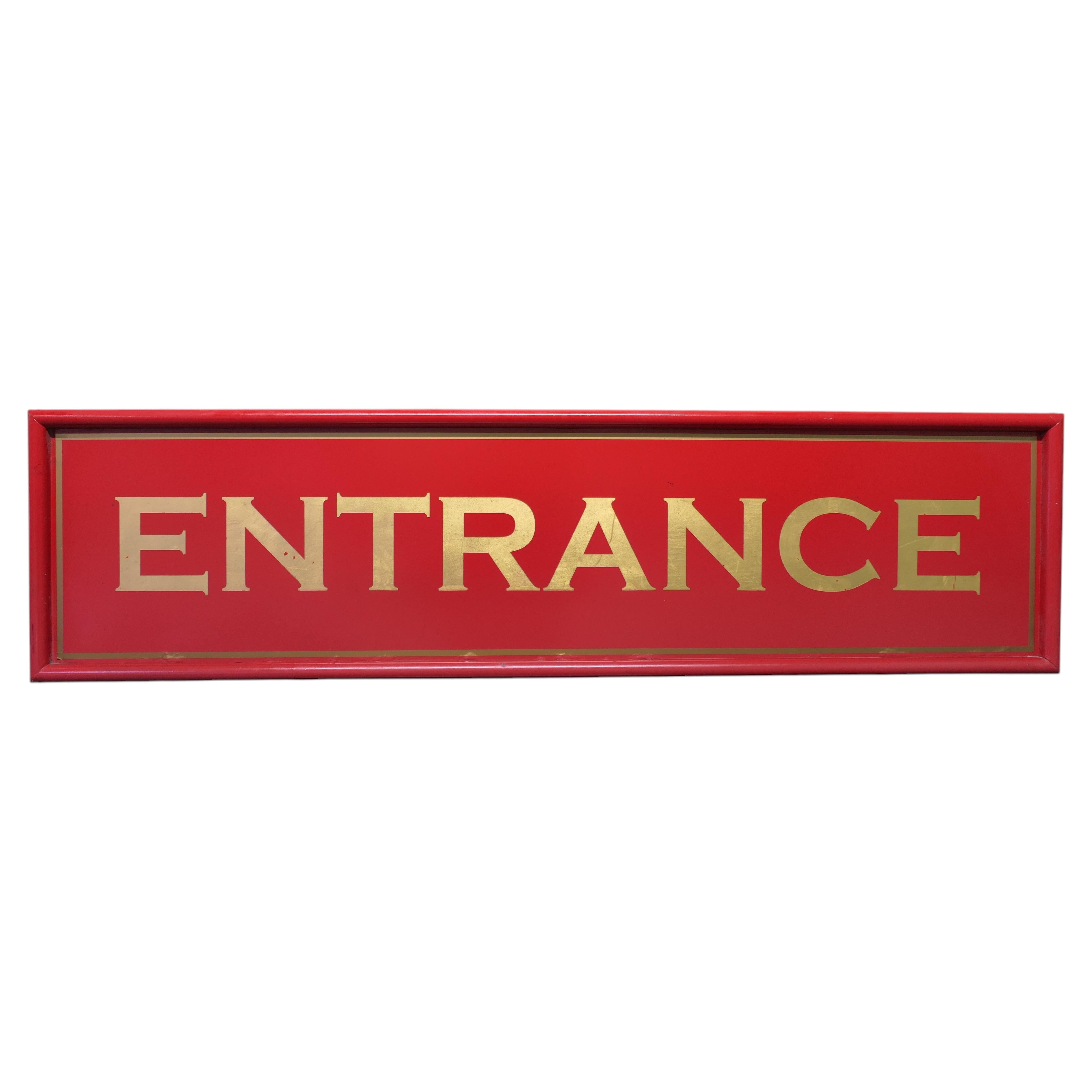 5.5 ft Long Entrance Sign Prominent Welcome Board