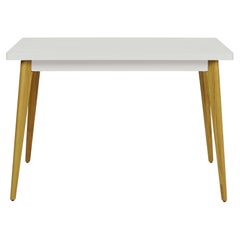 55 High Table Indoor with Oak Legs in Essential Colors by Tolix
