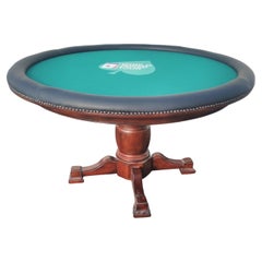 55" Round Poker/Game Table on Pedestal Base