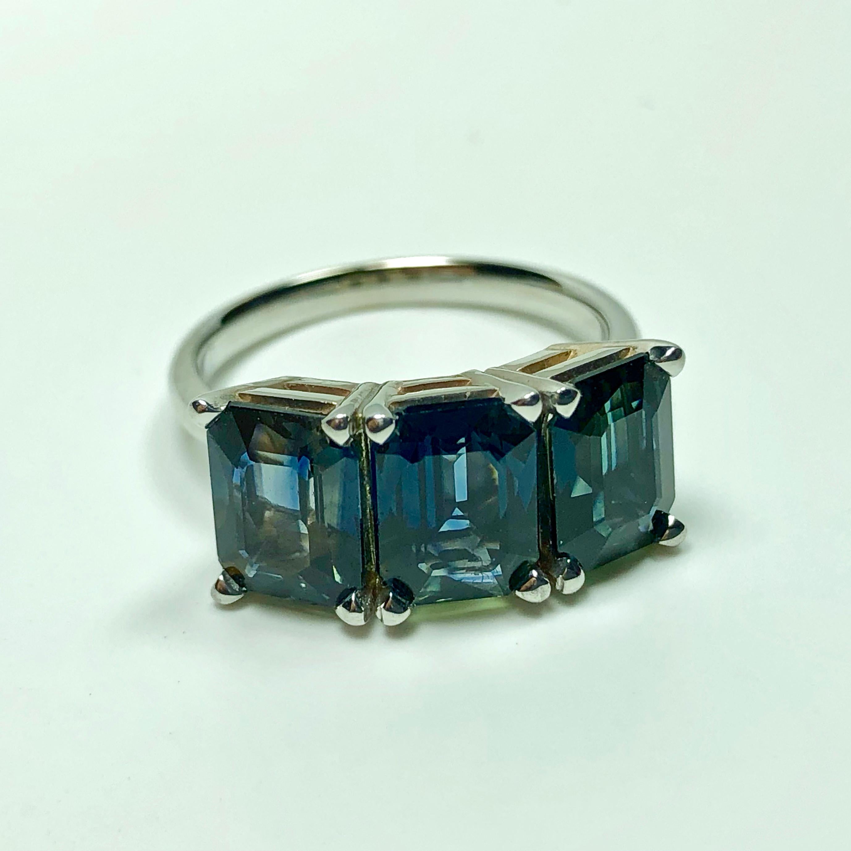 blue stone wedding ring