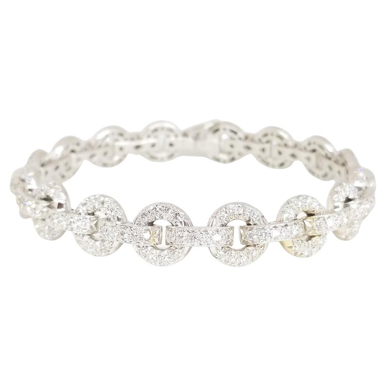 Diamond & 18k Gold Circle of 5ths Bar Ring main image 0