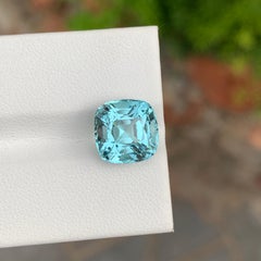 Colore raro 5,50 carati di tormalina naturale sciolta di forma quadrata perfetta