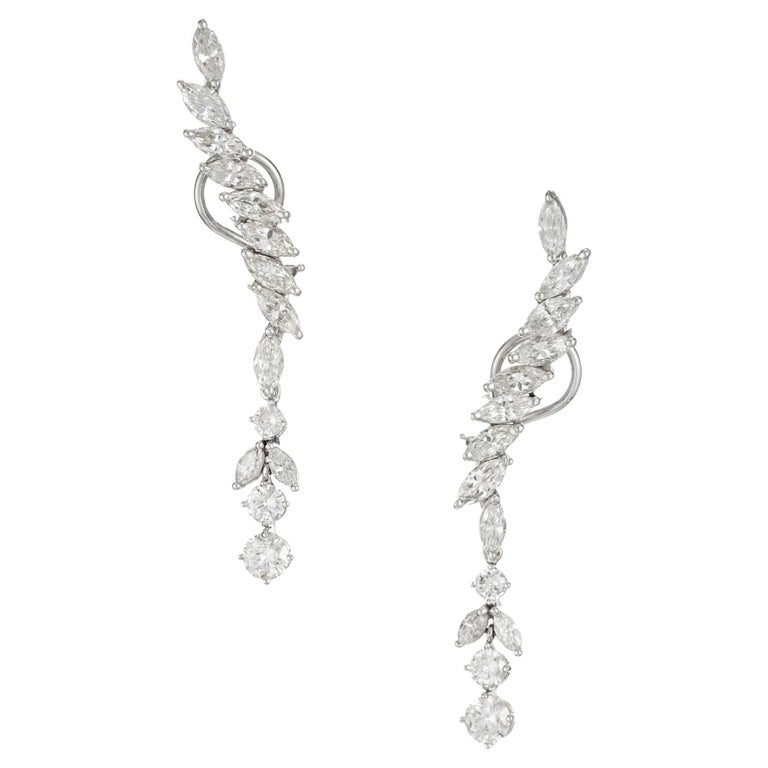Marquise Chain Drop Earrings main image 1
