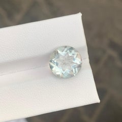 5.50 Carat Natural Aquamarine Round Shape Loose Gemstone
