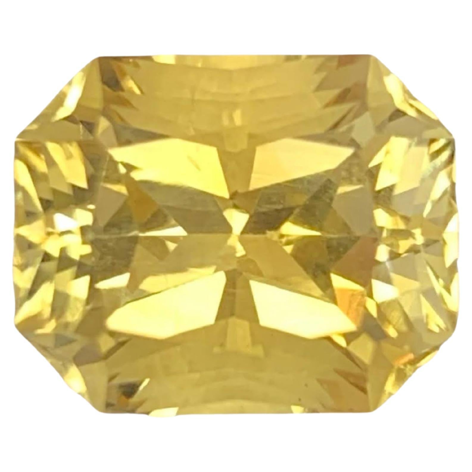 5,50 Karat natürlicher loser gelber goldener Citrin mit individuellem Schliff brasilianischer Edelstein