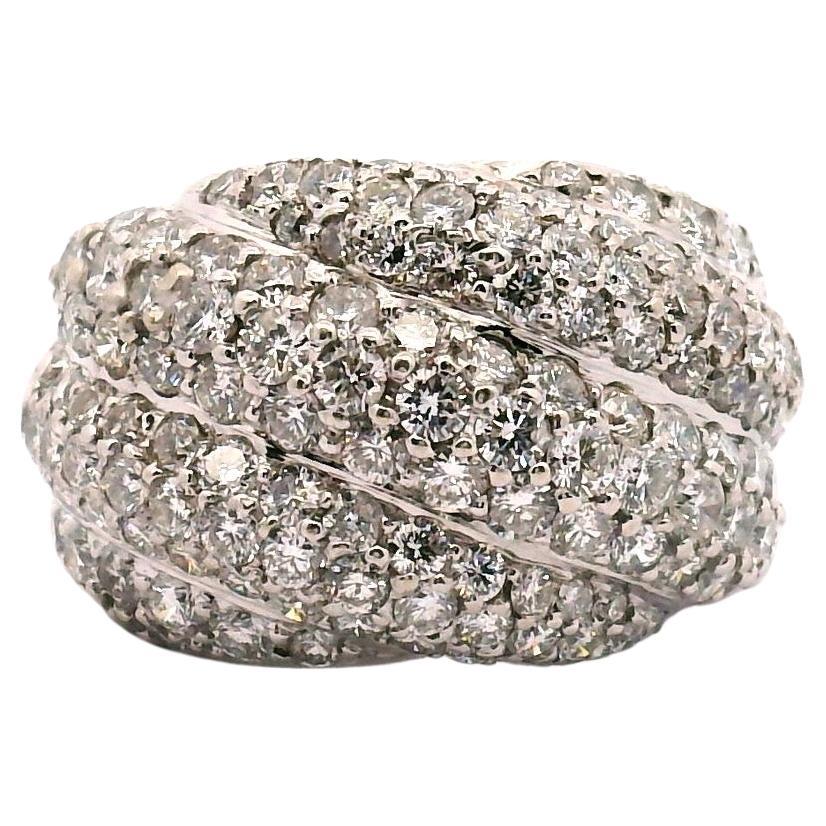 5.50 cttw. Cocktail ring For Sale