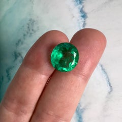 5.51 Carat Colombian Emerald GRS Certified Loose Stone Insignificant Oil