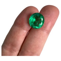 5.51 Carat Colombian Emerald GRS Certified Loose Stone Insignificant Oil