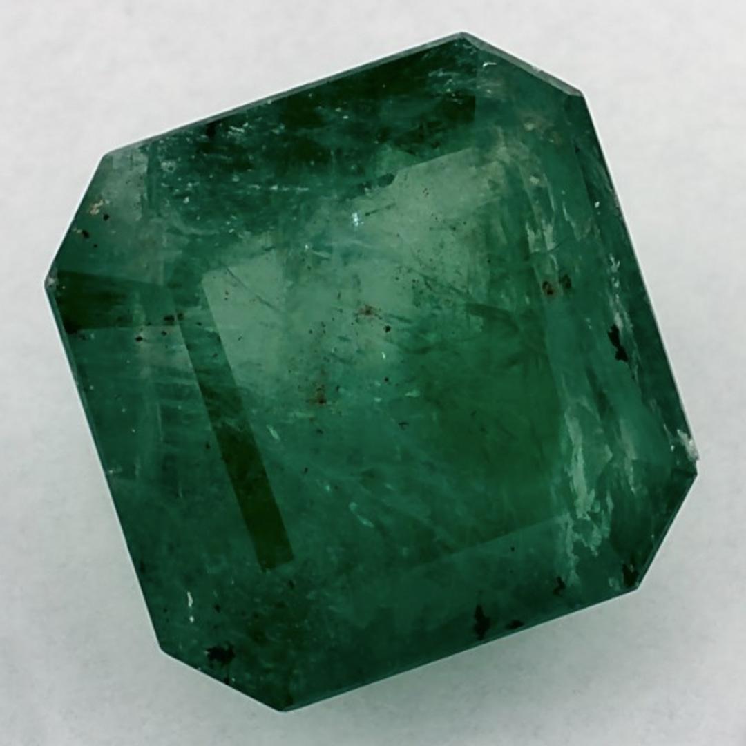 5.523 Ct Smaragd Oktagon-Schliff Loser Edelstein (Achteckschliff) im Angebot