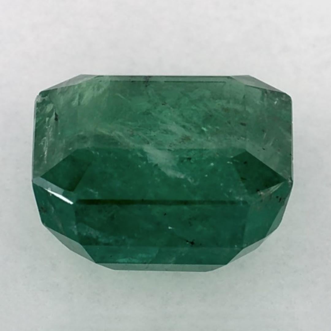 5.523 Ct Smaragd Oktagon-Schliff Loser Edelstein im Zustand „Neu“ im Angebot in Fort Lee, NJ