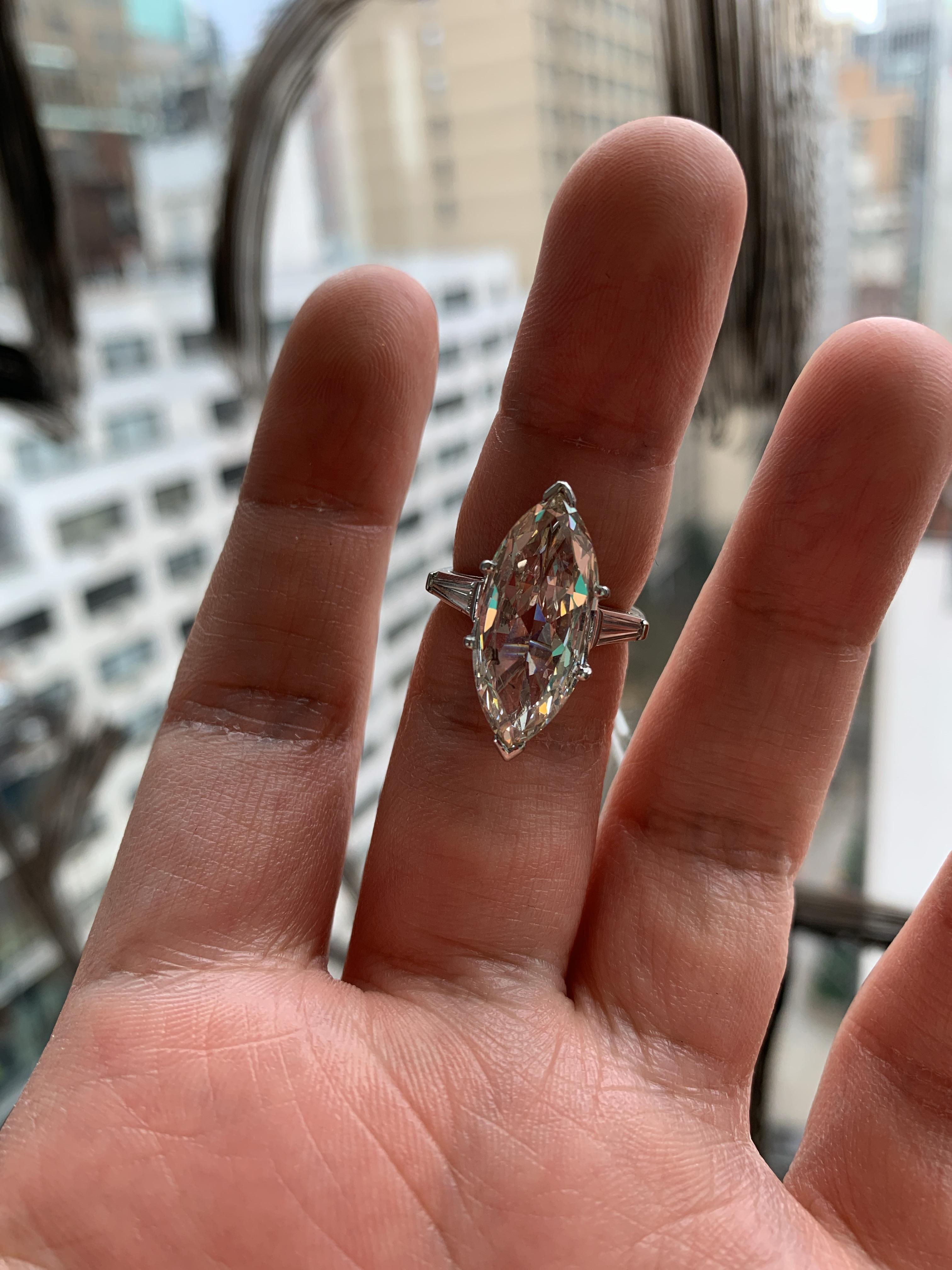 3 carat marquise diamond ring