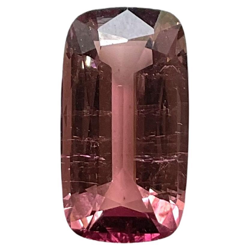 5.54 Carats Pink Peach Top Quality Cushion Cut stone For Jewelry Natural Gem