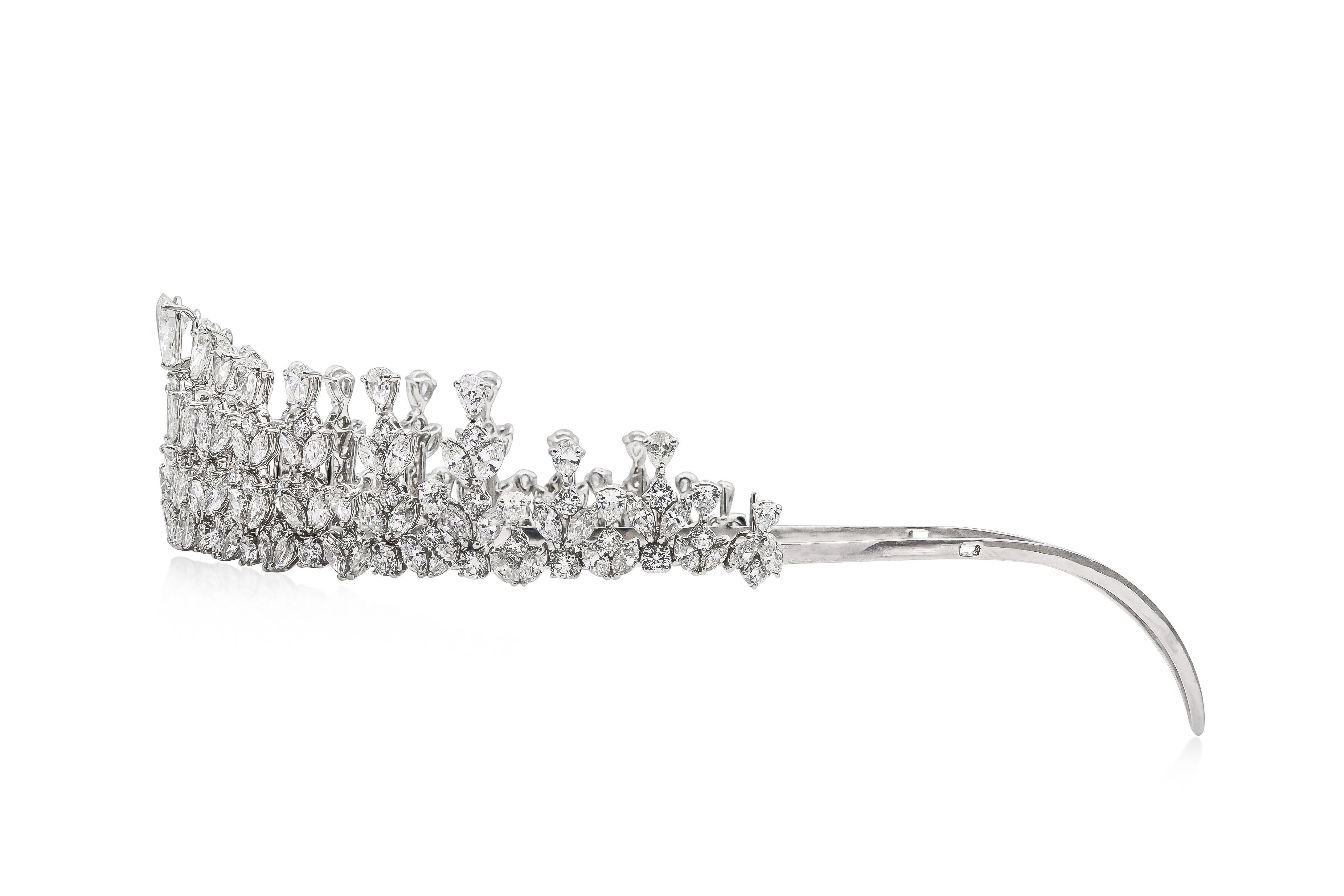 Women's 55.44 Carat Diamond Tiara / Necklace For Sale