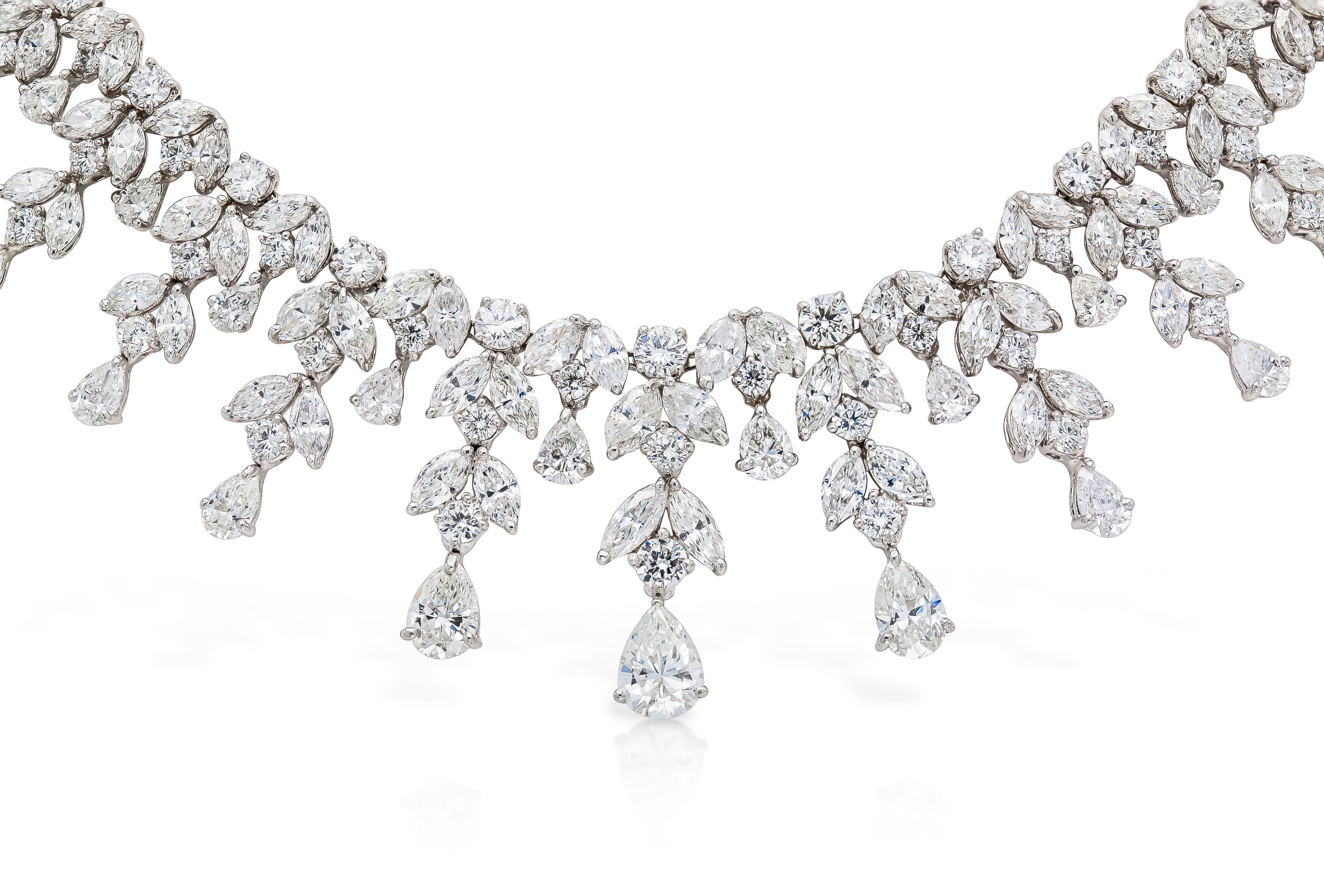 55.44 Carat Diamond Tiara / Necklace For Sale 2