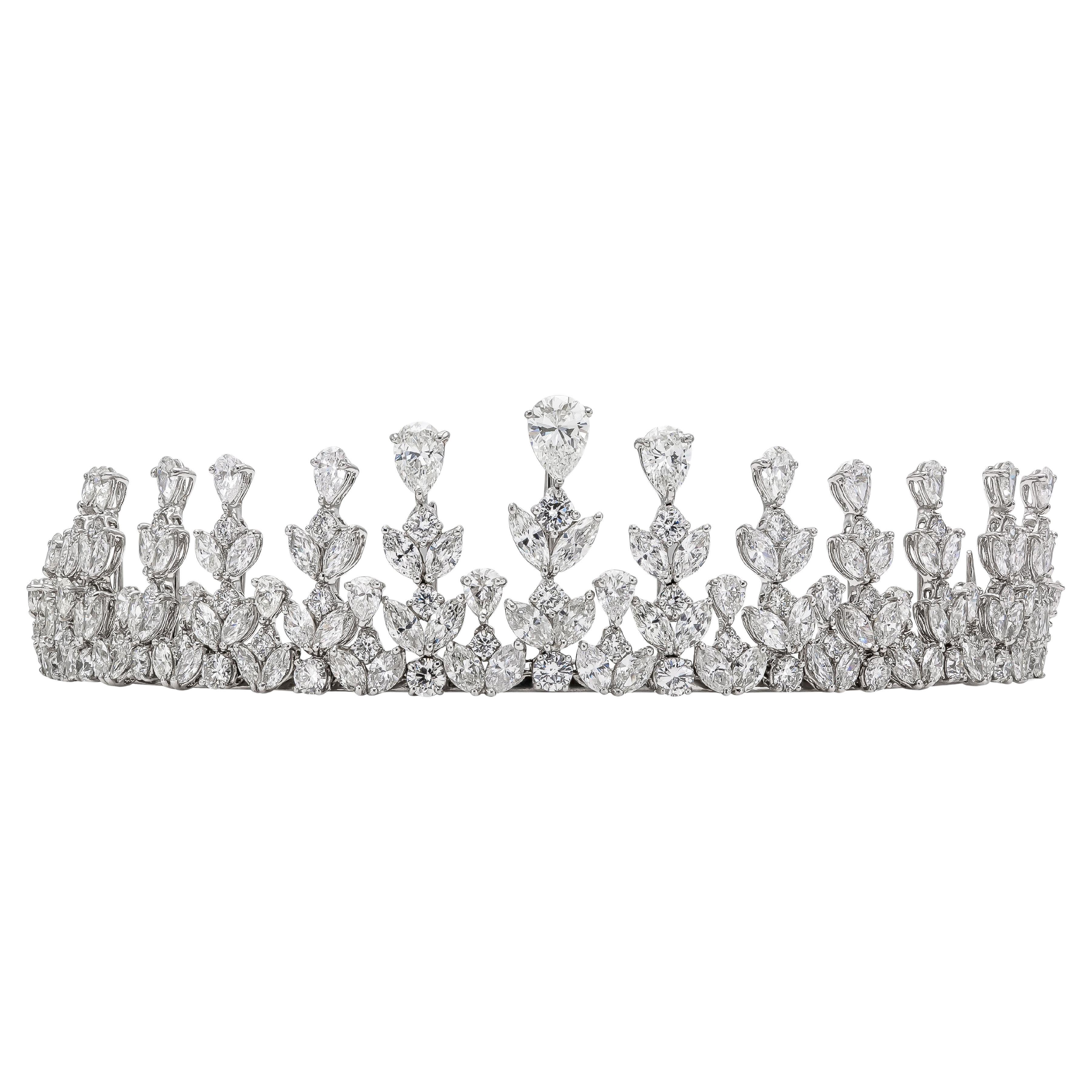 55.44 Carat Diamond Tiara / Necklace For Sale