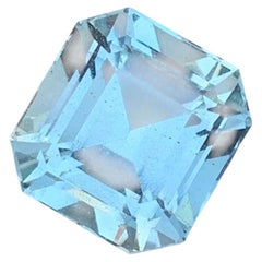 5.55 Karat Natürlicher loser Aquamarin im Oktagon-Schliff Edelstein