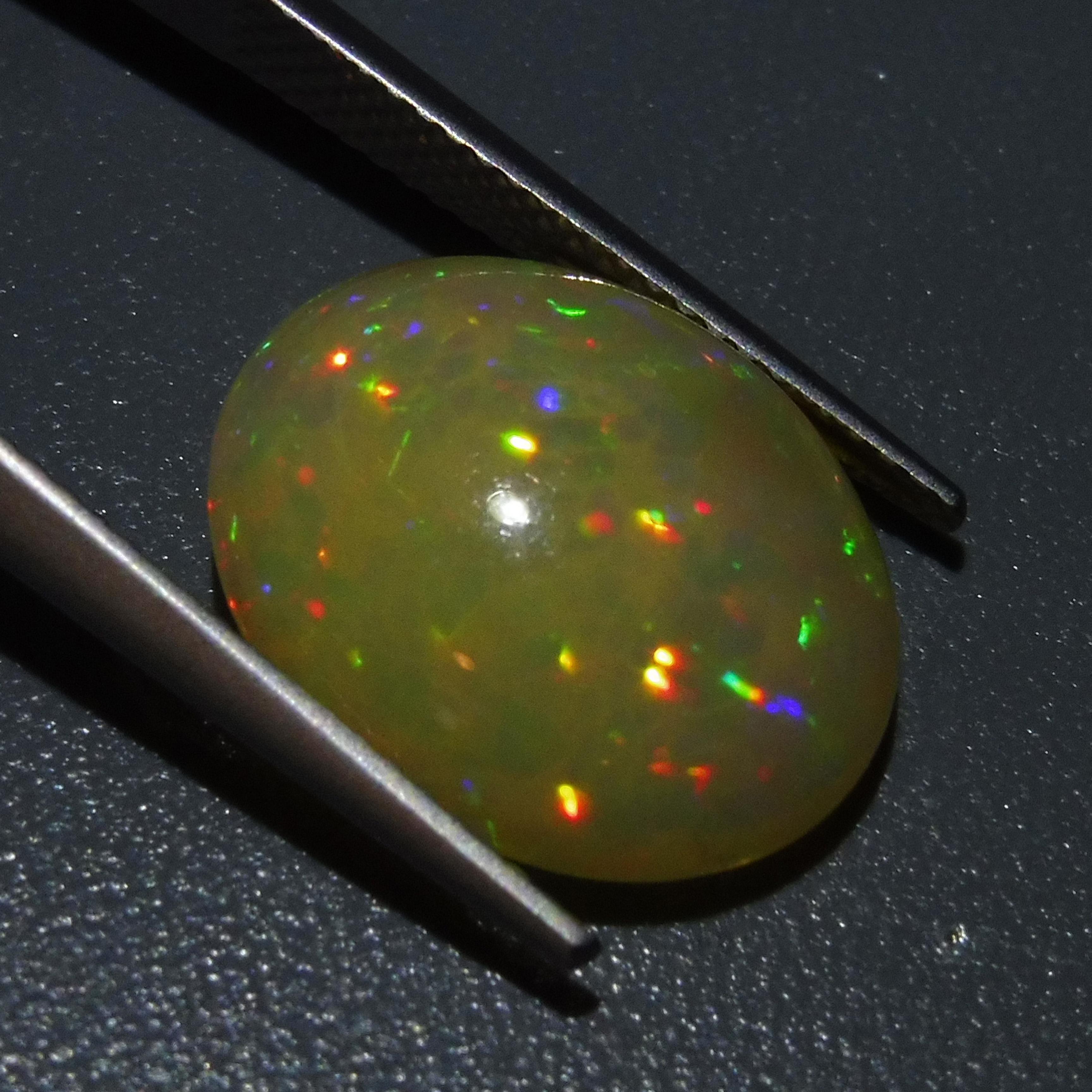 5.55 ct Oval Cabochon Opal For Sale 5