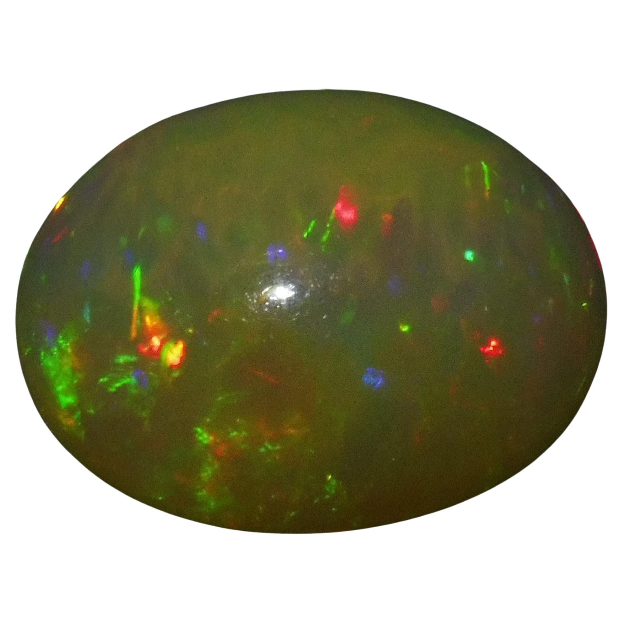 5.55 ct Oval Cabochon Opal For Sale