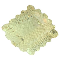 55.50 Carat Natural Loose Lemon Quartz Carving For Jewellery