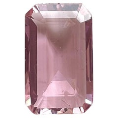 5,56 Quilates Turmalina Rosa Facetada Piedra talla Octágono Joyería Fina Gemas Naturales