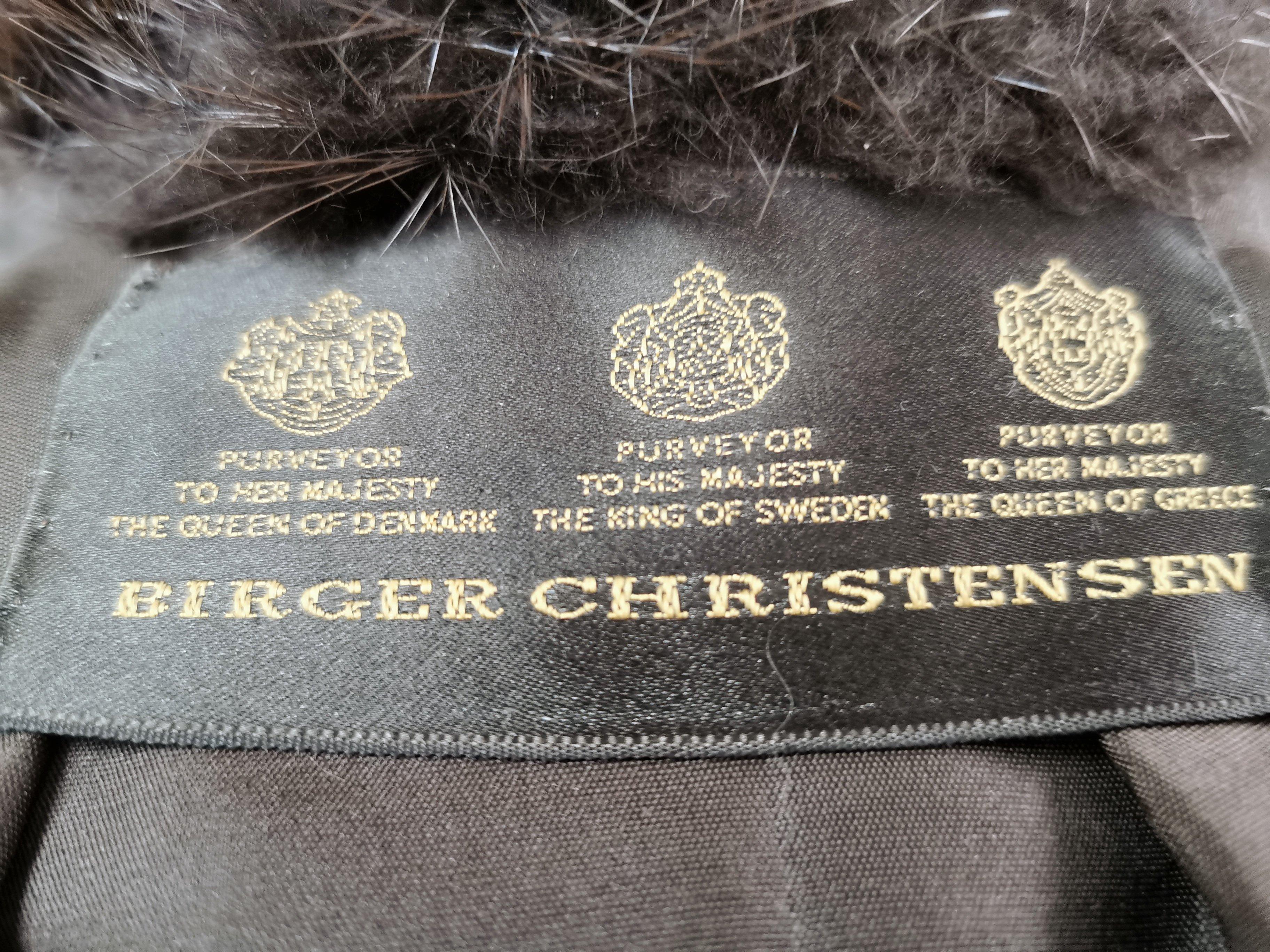 Brand New Birger Christensen Beaver Fur Coat (Size 14 - Large) 3