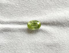 5.57 carati di tormalina verde ovale sfaccettata Pietra da taglio Fine Gioielleria Gemma naturale