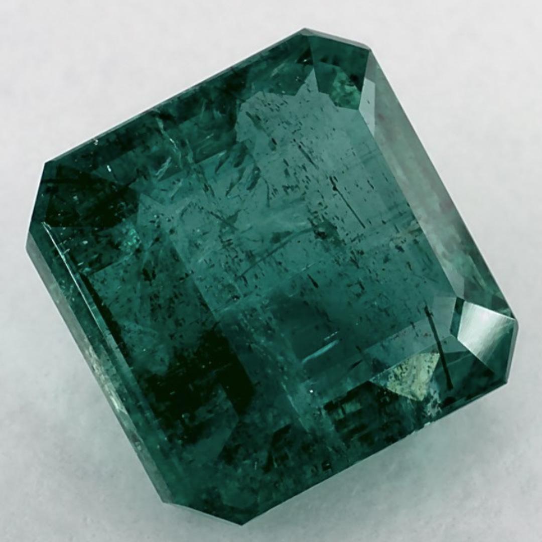 Taglio Asscher 5.57 Ct Smeraldo Asscher Gemma sciolta in vendita