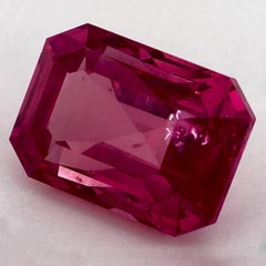 5.57 Ct Pink Sapphire Octagon Cut Loose Gemstone