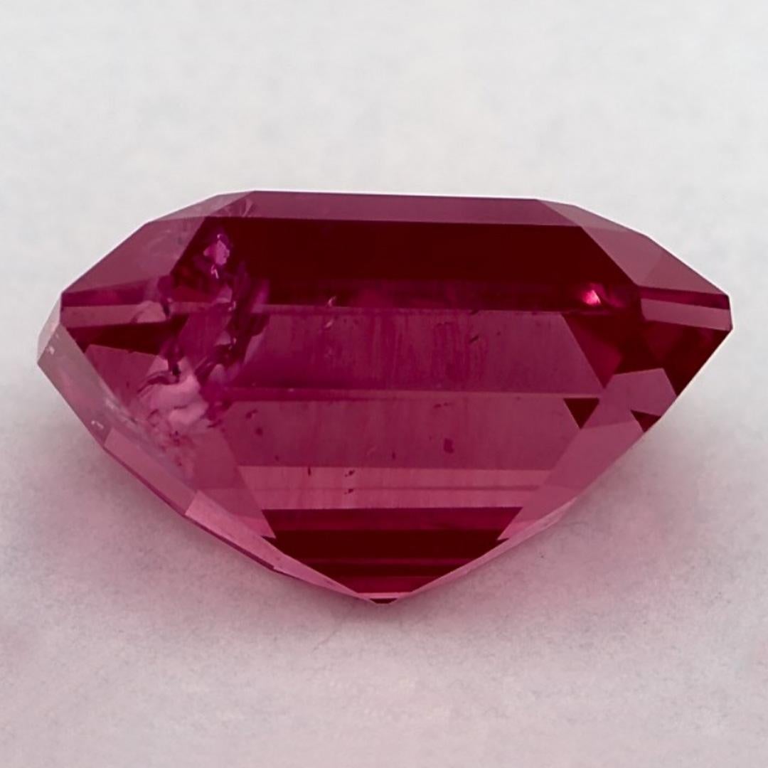 Saphir rose taille octogonale de 5,57 carats Neuf - En vente à Fort Lee, NJ