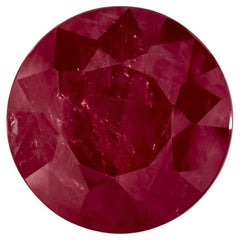 5.57 Ct Ruby Round Loose Gemstone