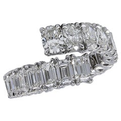 Bypass-Ring, Fine Jewelry, 5,58 Karat Diamant