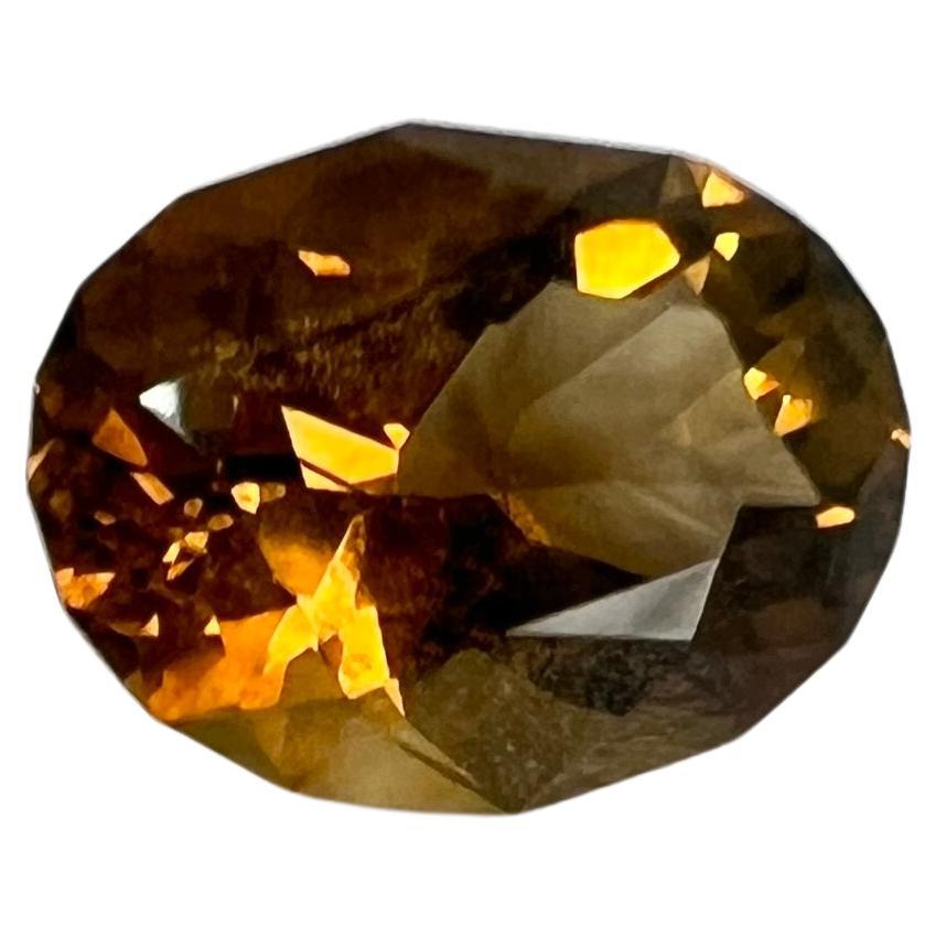 5.5ct  brilliant Cut Natural Brown Tourmaline Gemstone For Sale