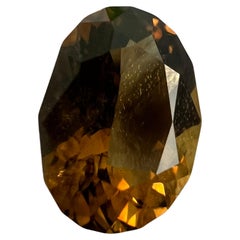 5,5ct Brillantschliff Natürlicher Unerhitzter Brauner Citrin