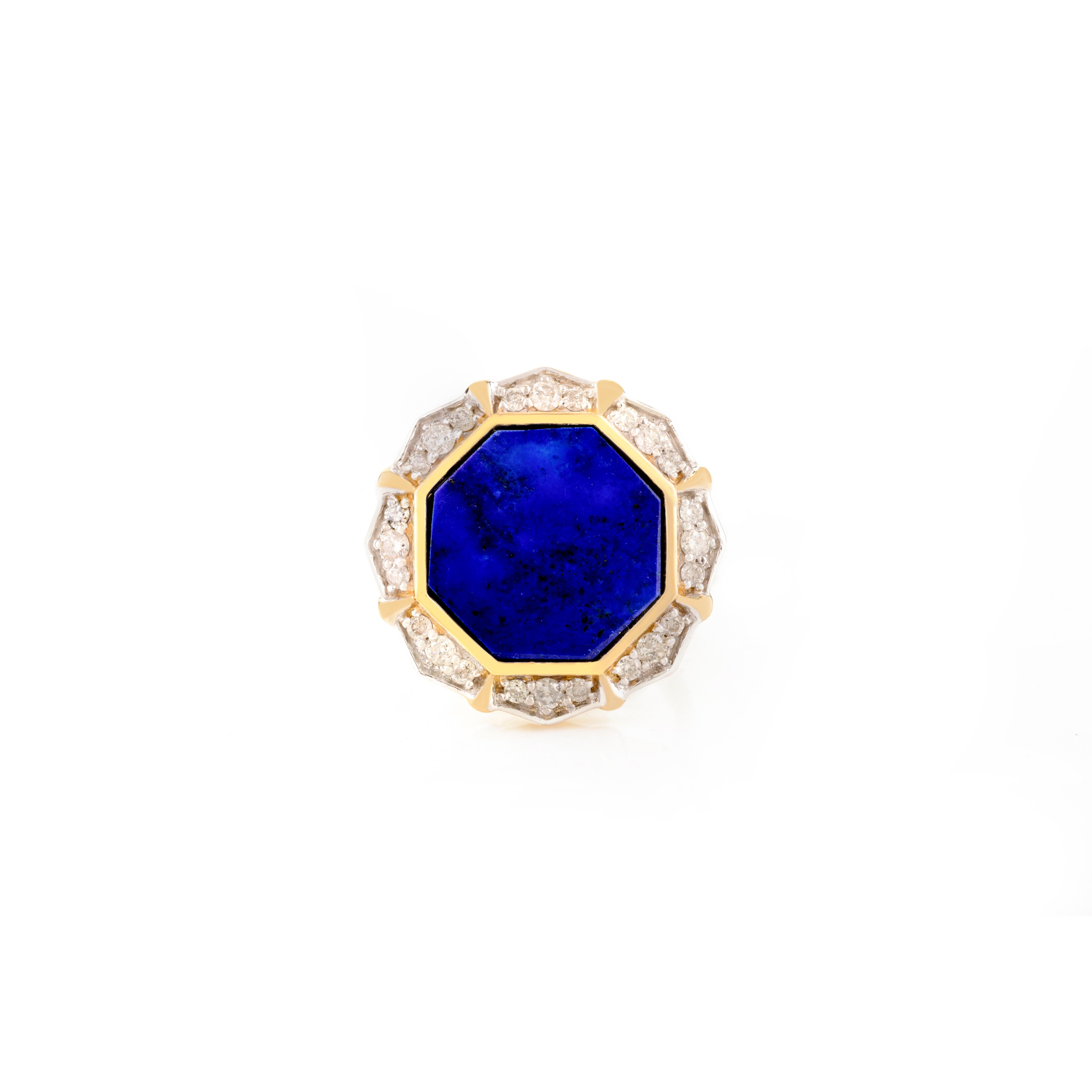 En vente :  Bague cocktail réglable en or jaune massif 14 carats avec diamants de 5,5 carats 4
