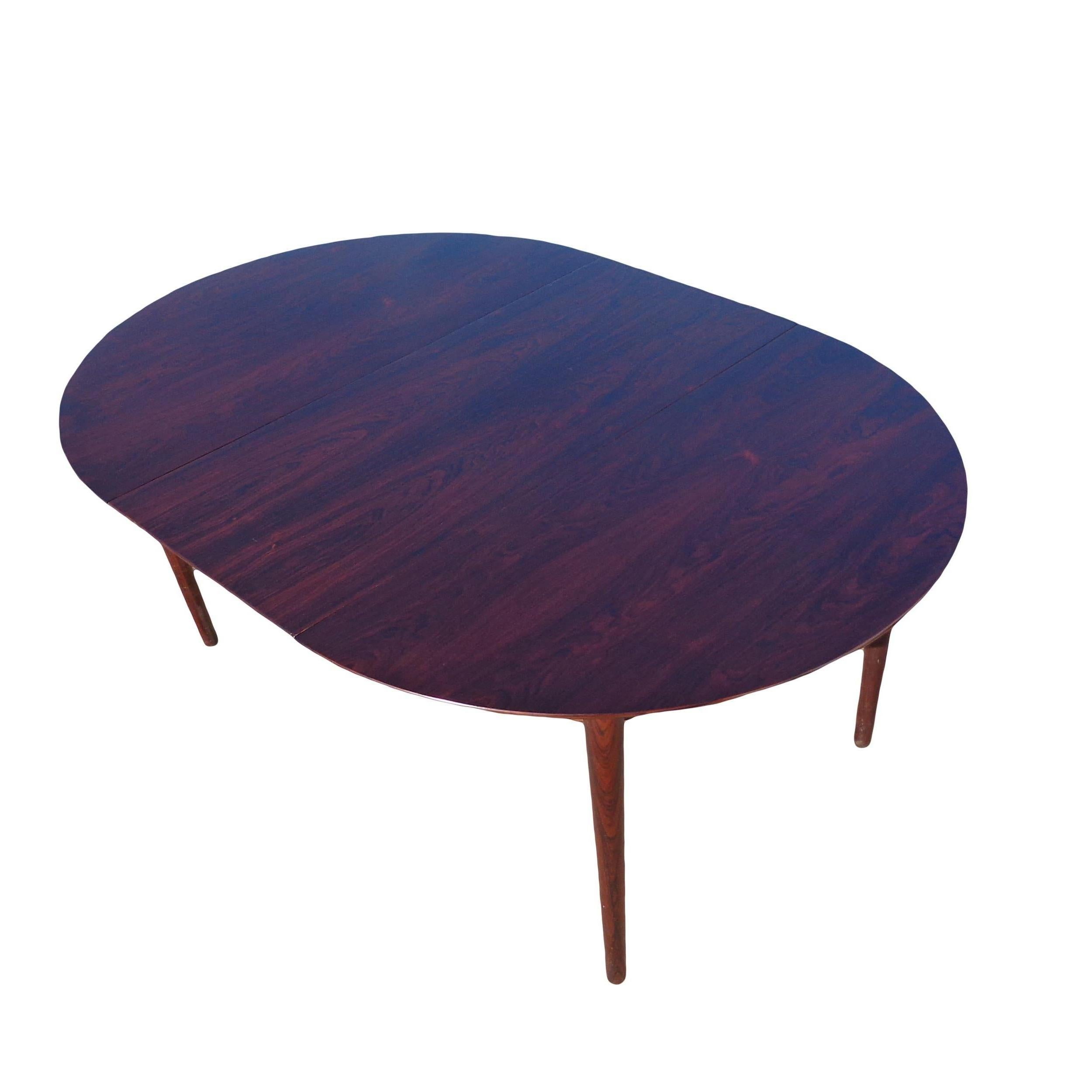 20th Century Scandinavian Teak Extendable Dining Table by Hans Olsen